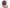 Invisalign aligner case in color purple open with aligner inside