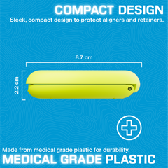 Invisalign Aligner Case Lime Green