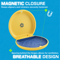 Invisalign Aligner Case Yellow