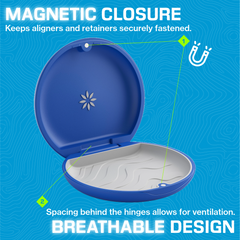 Invisalign Aligner Case Royal Blue