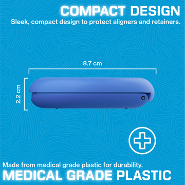 Invisalign Aligner Case Royal Blue – Invisalign Accessory Store UK