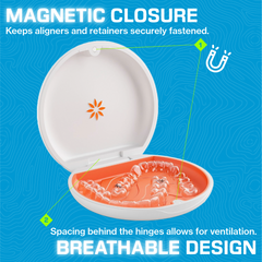 Invisalign Aligner Case White