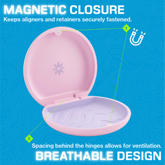 Invisalign Aligner Case Pink