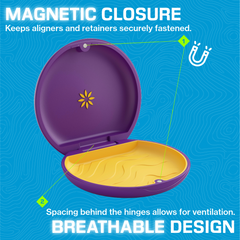 Invisalign Aligner Case Purple