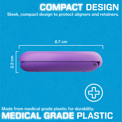 Invisalign Aligner Case Purple
