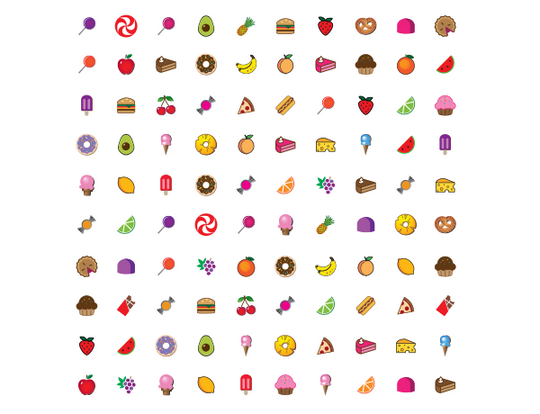 Invisalign® Stickables Food and Sweets